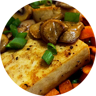 Healthy Recipes – Tofu steaks and vegetables